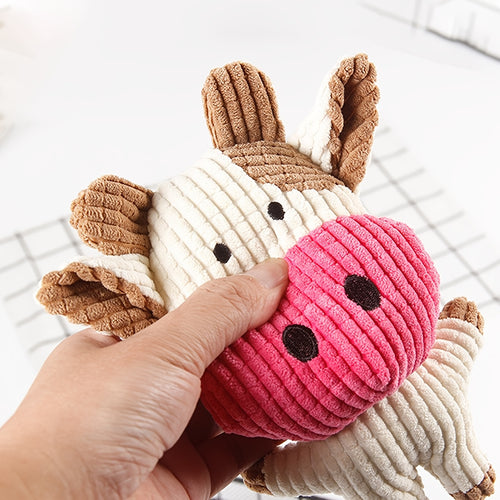 Animal Shape Plush Squeaky Dog Chew Toy