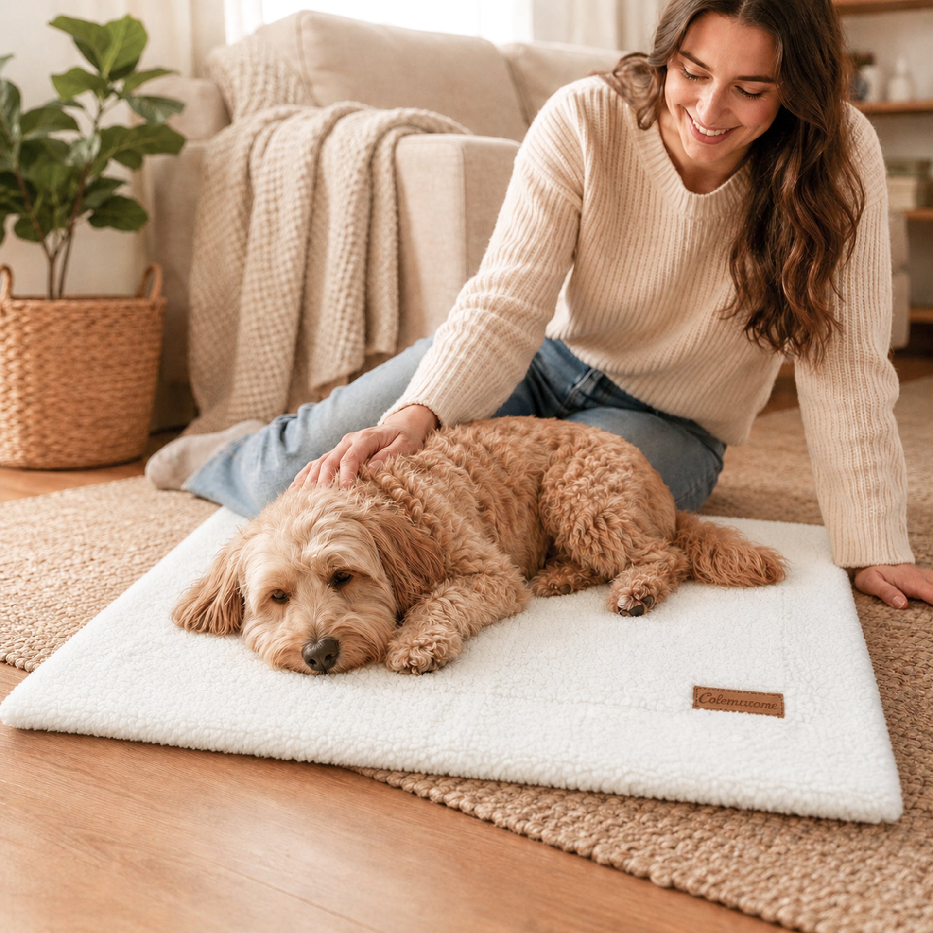 Pet Sleeping Mat, Non-Slip, Bite-Resistant, Thickened, Warm And Cold-Resistant, Wear-Resistant And Scratch-Resistant, Universal Bedding For Cats And Dogs, Dog Bed Mat