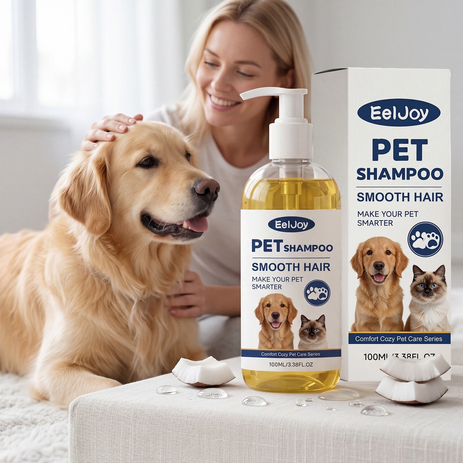 Eeljoy Coconut Oil Pet Shampoo