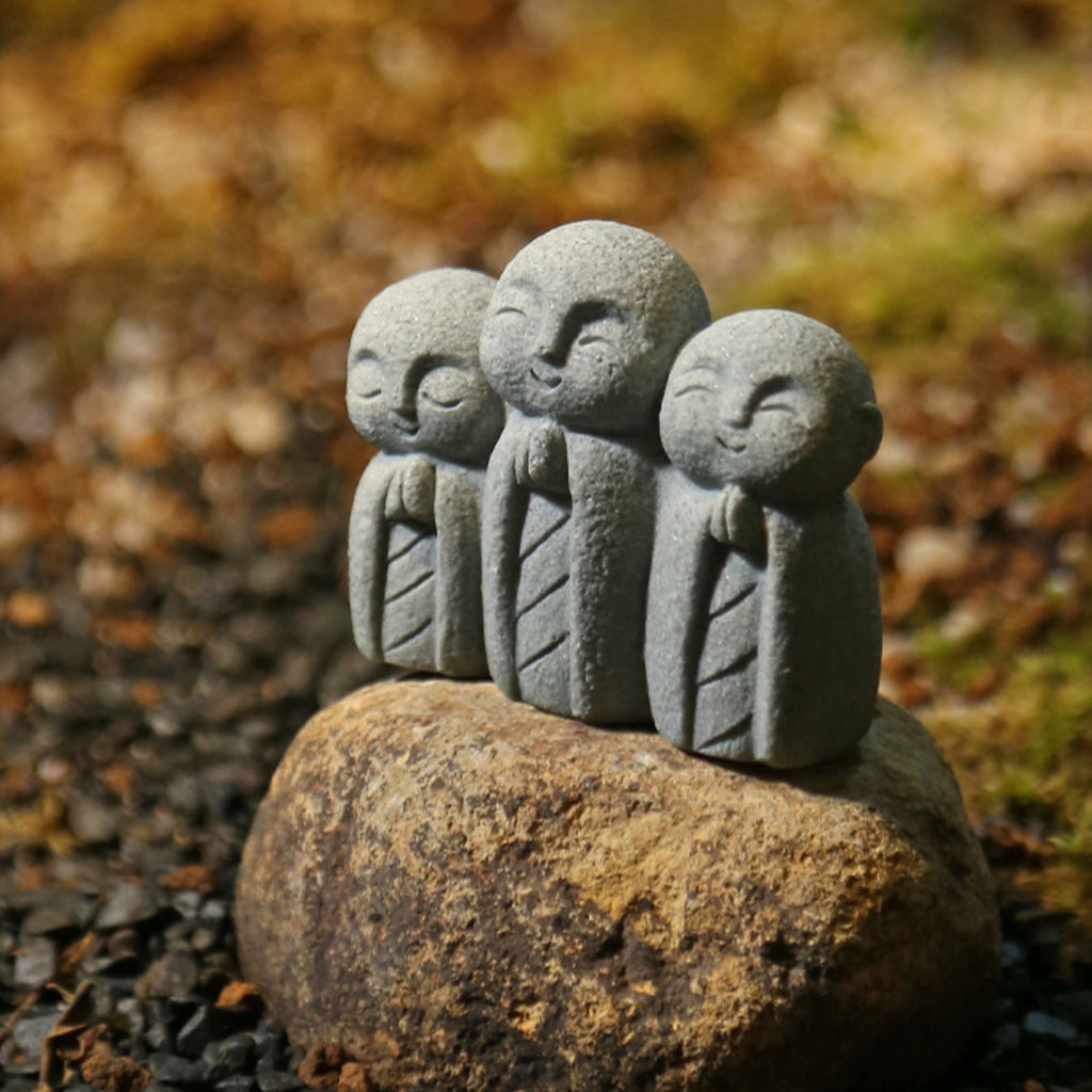 Rockery Fish Tank Submerged Landscape Decoration Cute Little Buddha Statue Ornament