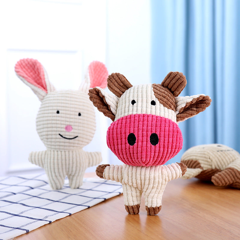 Animal Shape Plush Squeaky Dog Chew Toy